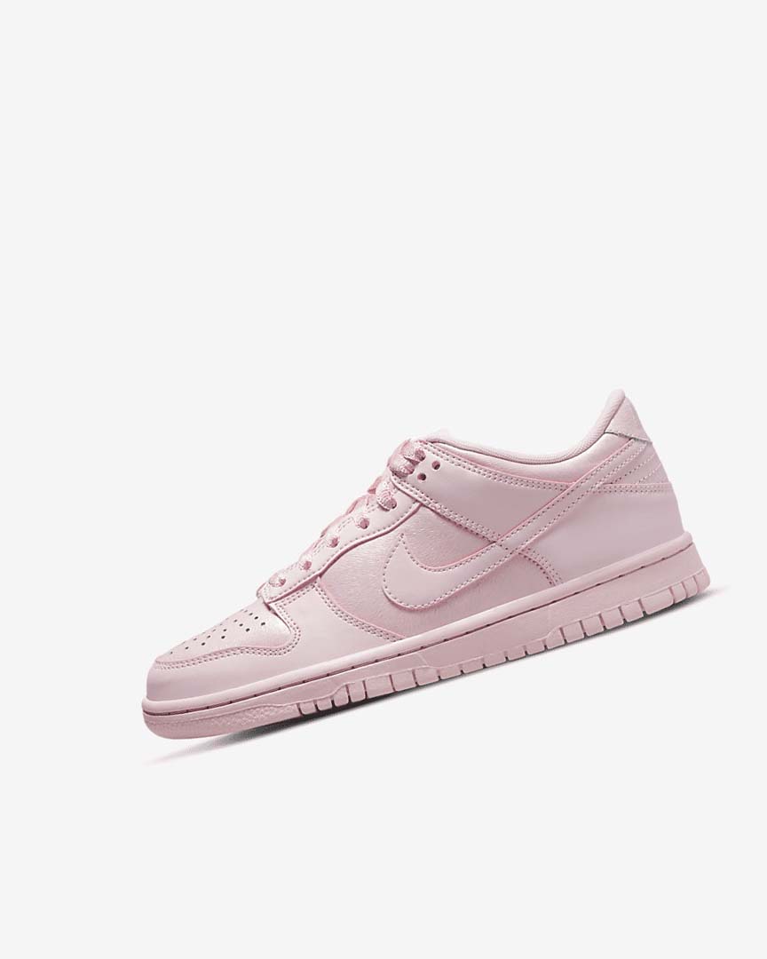 Pink / Pink / Pink Girls\' Nike Dunk Low SE Sneakers | UK5584