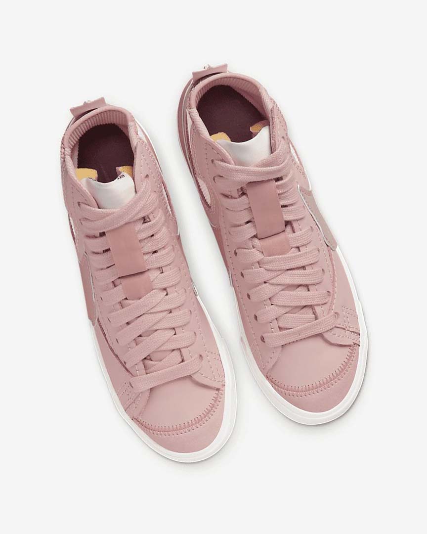 Pink / Pink / Rose Women's Nike Blazer Mid '77 Jumbo Sneakers | UK2996