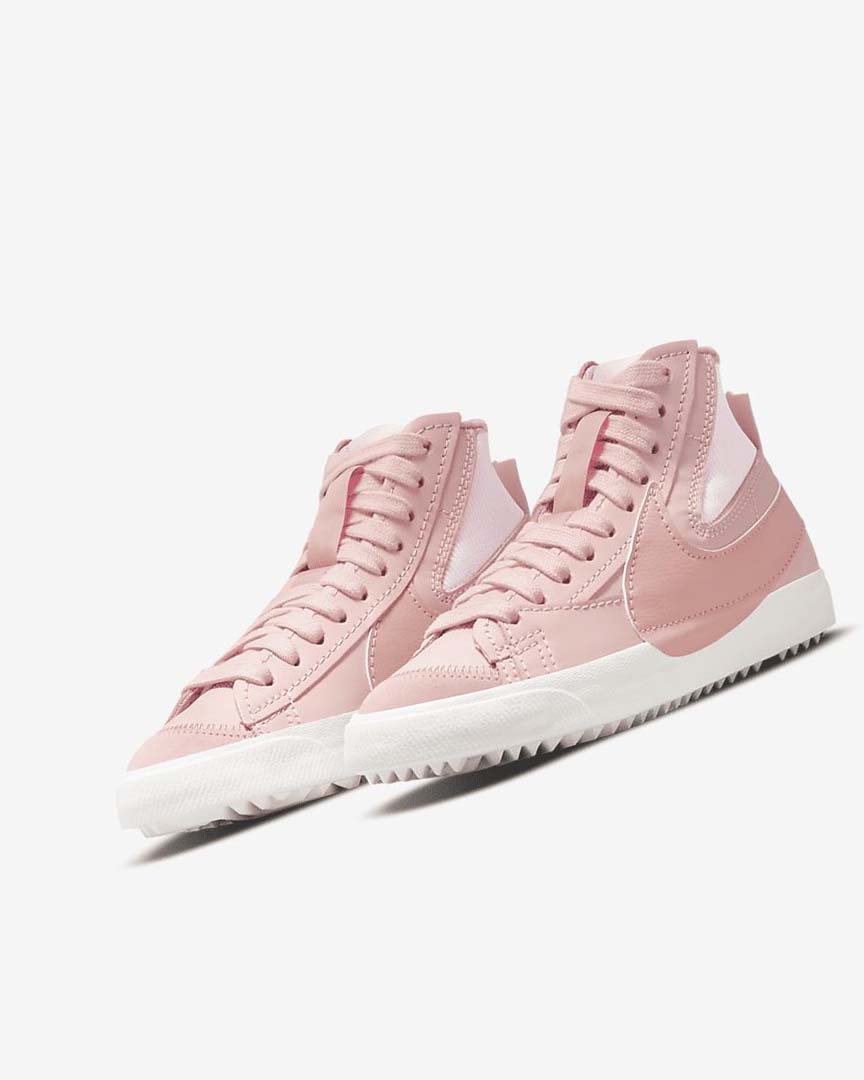 Pink / Pink / Rose Women's Nike Blazer Mid '77 Jumbo Sneakers | UK2996