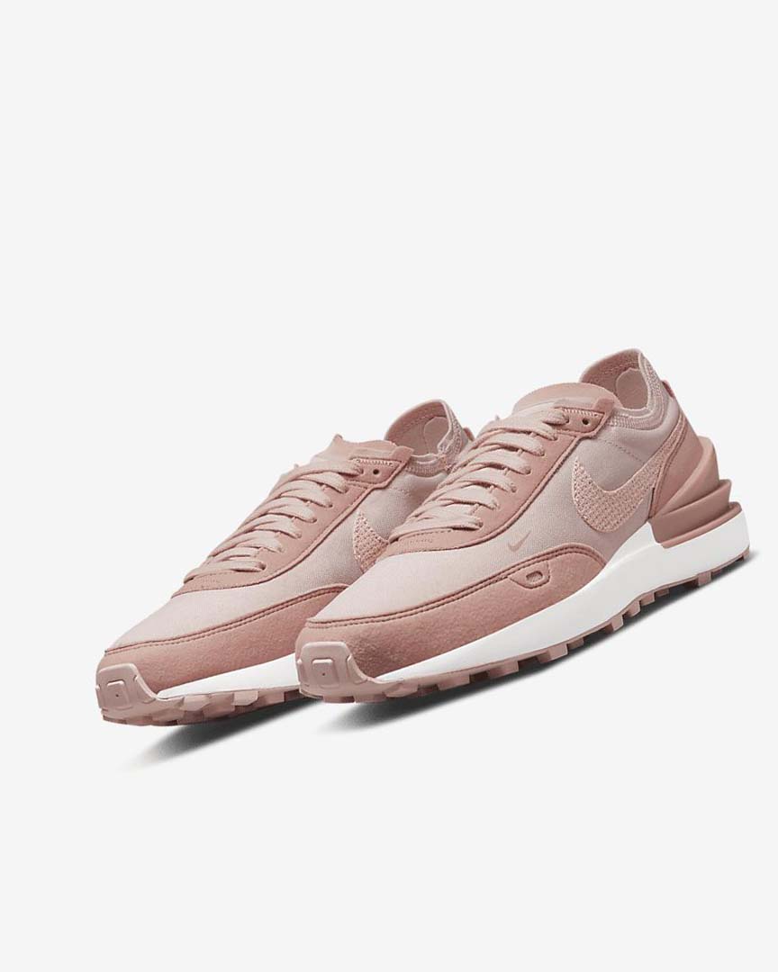 Pink / Rose / White / Pink Women's Nike Waffle One Sneakers | UK2394