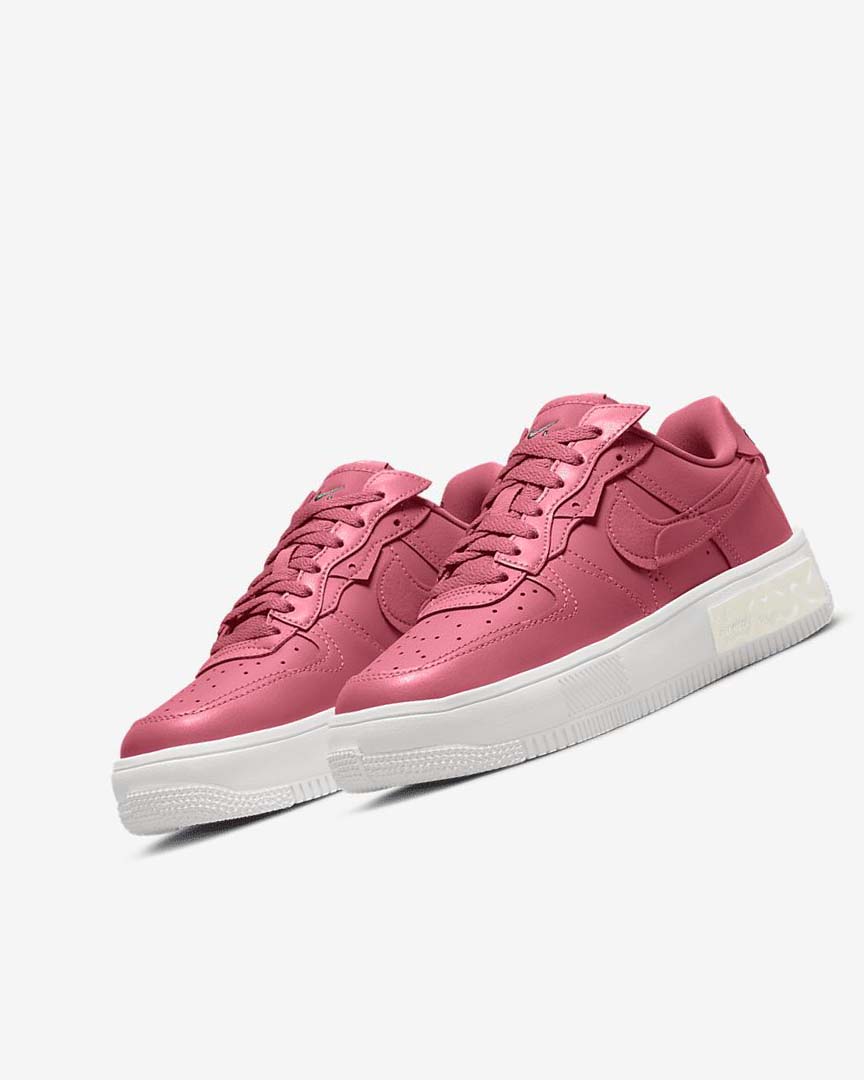 Pink / White / Pink Women's Nike Air Force 1 Fontanka Sneakers | UK4749