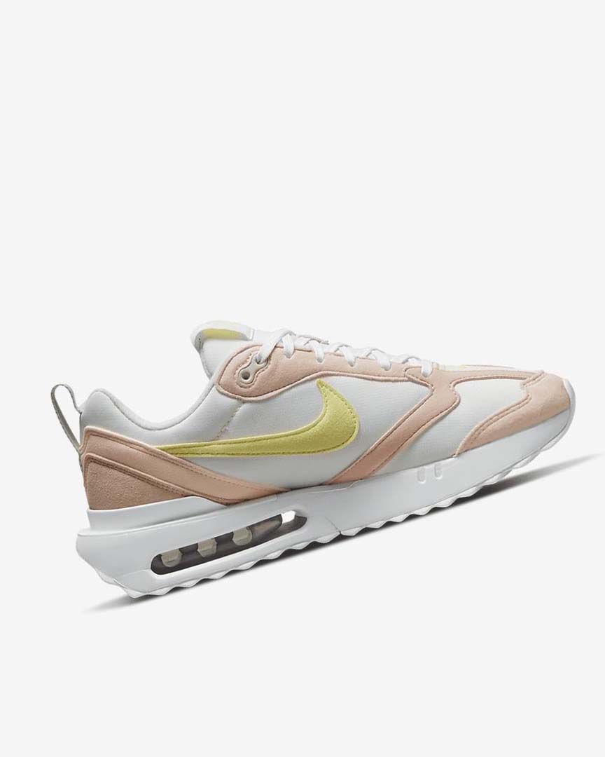 Pink / White Women's Nike Air Max Dawn Sneakers | UK5435