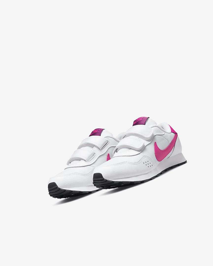 Platinum / Dark Grey / Pink Girls' Nike MD Valiant Shoes | UK5171