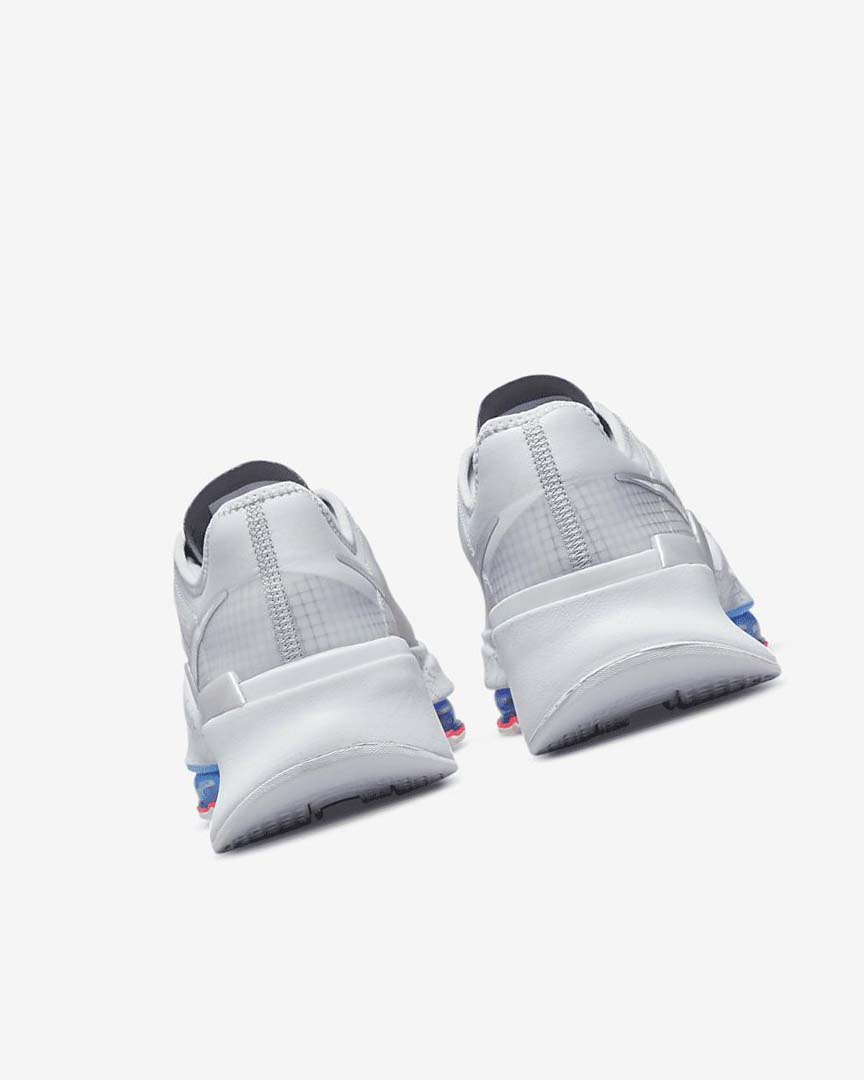 Platinum / Grey / Blue / Metal Silver Women's Nike Air Zoom SuperRep 3 Training Shoes | UK2214