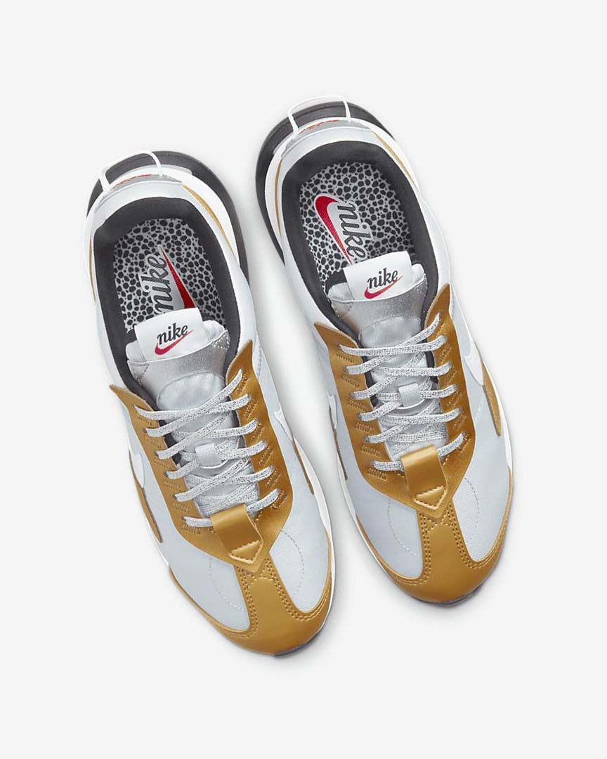 Platinum / Metal Gold / Metal Silver / White Women's Nike Air Max Pre-Day SE Sneakers | UK3064