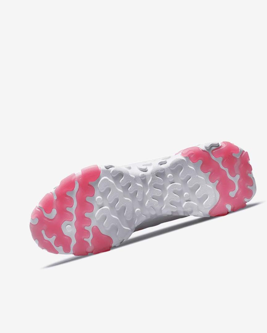 Platinum / Pink Women's Nike React Vision Running Shoes | UK2439