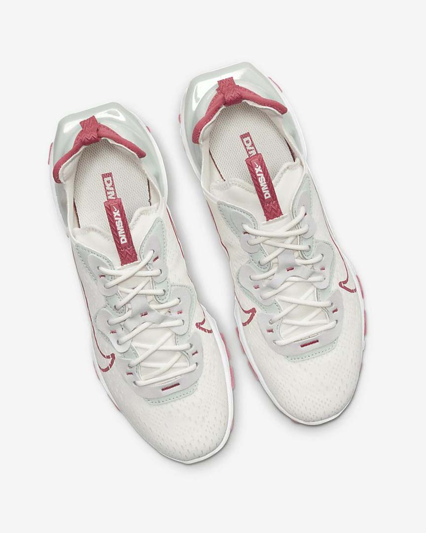 Platinum / Pink Women's Nike React Vision Running Shoes | UK2439