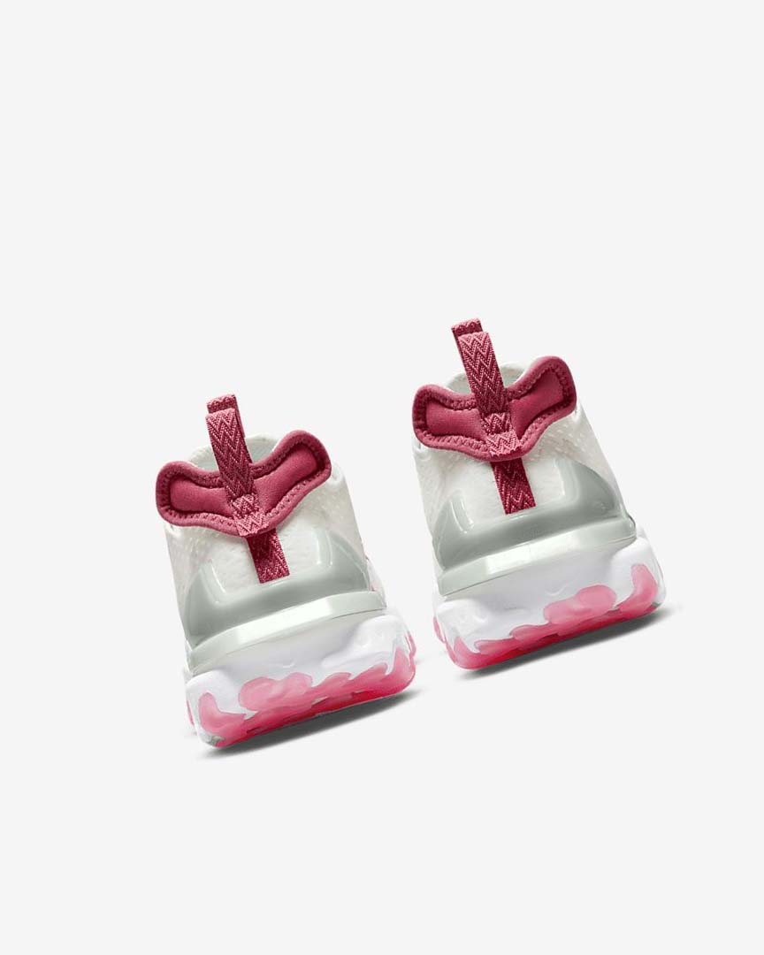 Platinum / Pink Women's Nike React Vision Running Shoes | UK2439