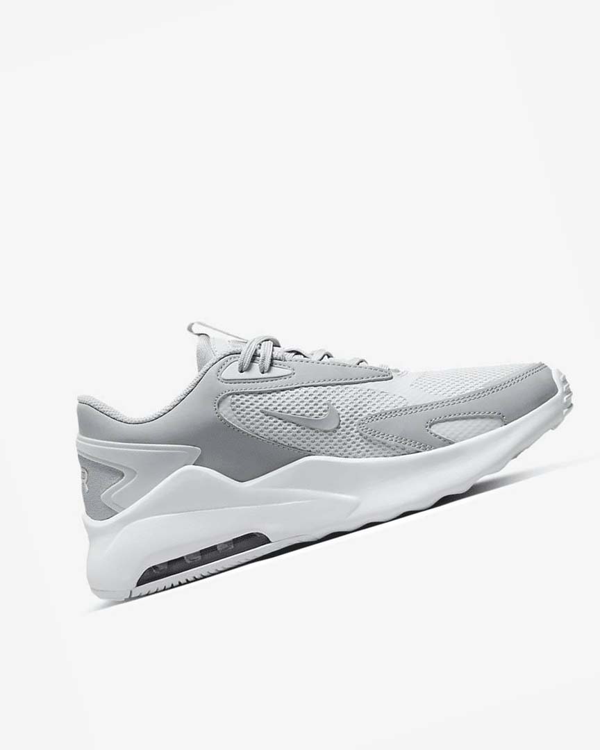 Platinum / White / Metal Silver / Grey Men's Nike Air Max Bolt Sneakers | UK2445