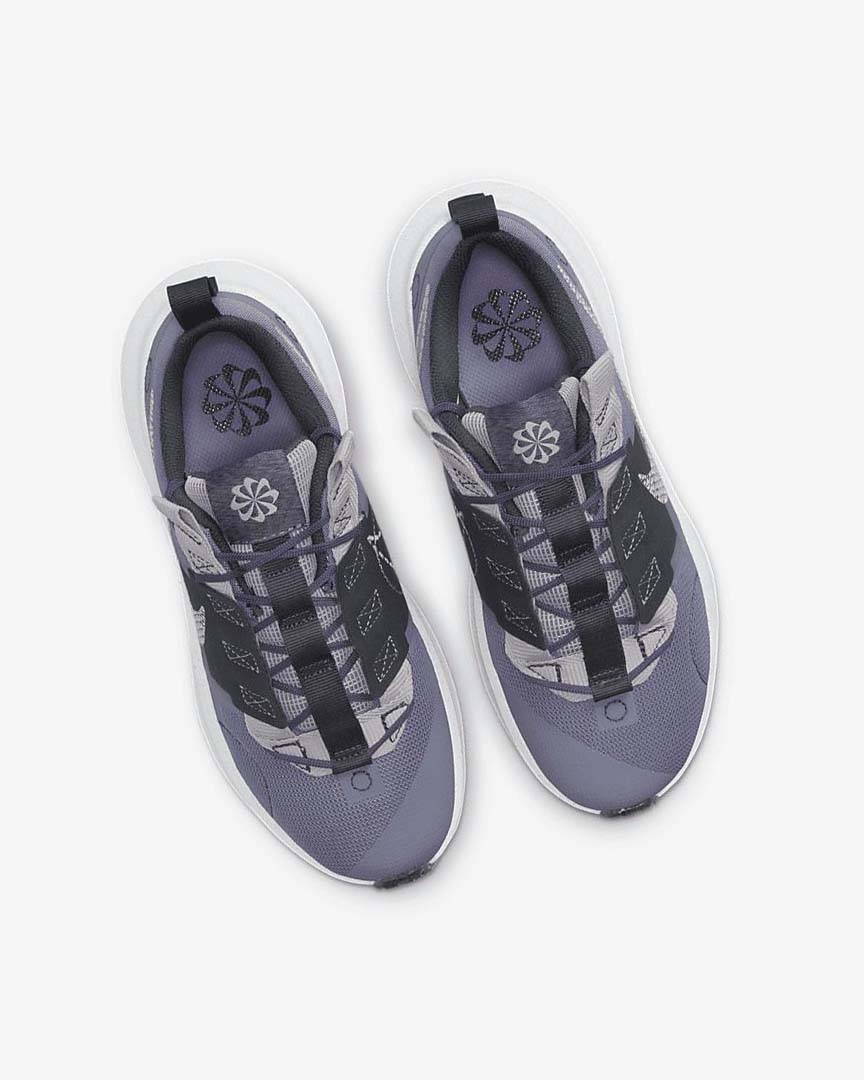 Purple / Grey / Metal Red Brown Girls' Nike Crater Impact Sneakers | UK2899