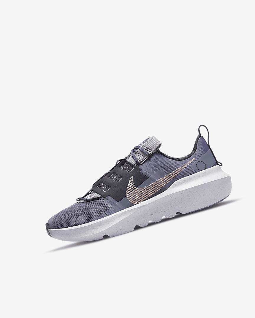 Purple / Grey / Metal Red Brown Girls\' Nike Crater Impact Sneakers | UK2899