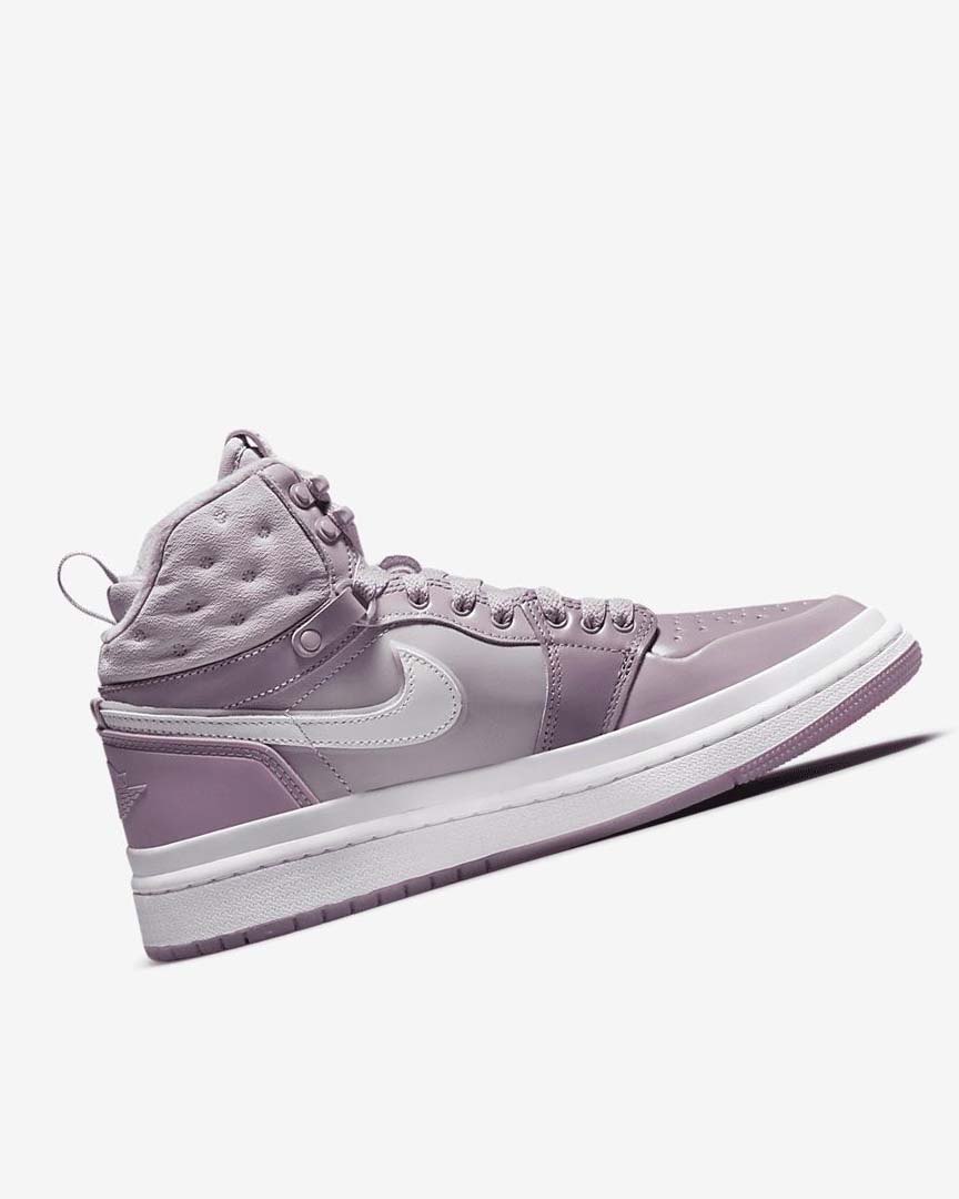 Purple / Grey / White Women's Nike Air Jordan 1 Acclimate Sneakers | UK3103