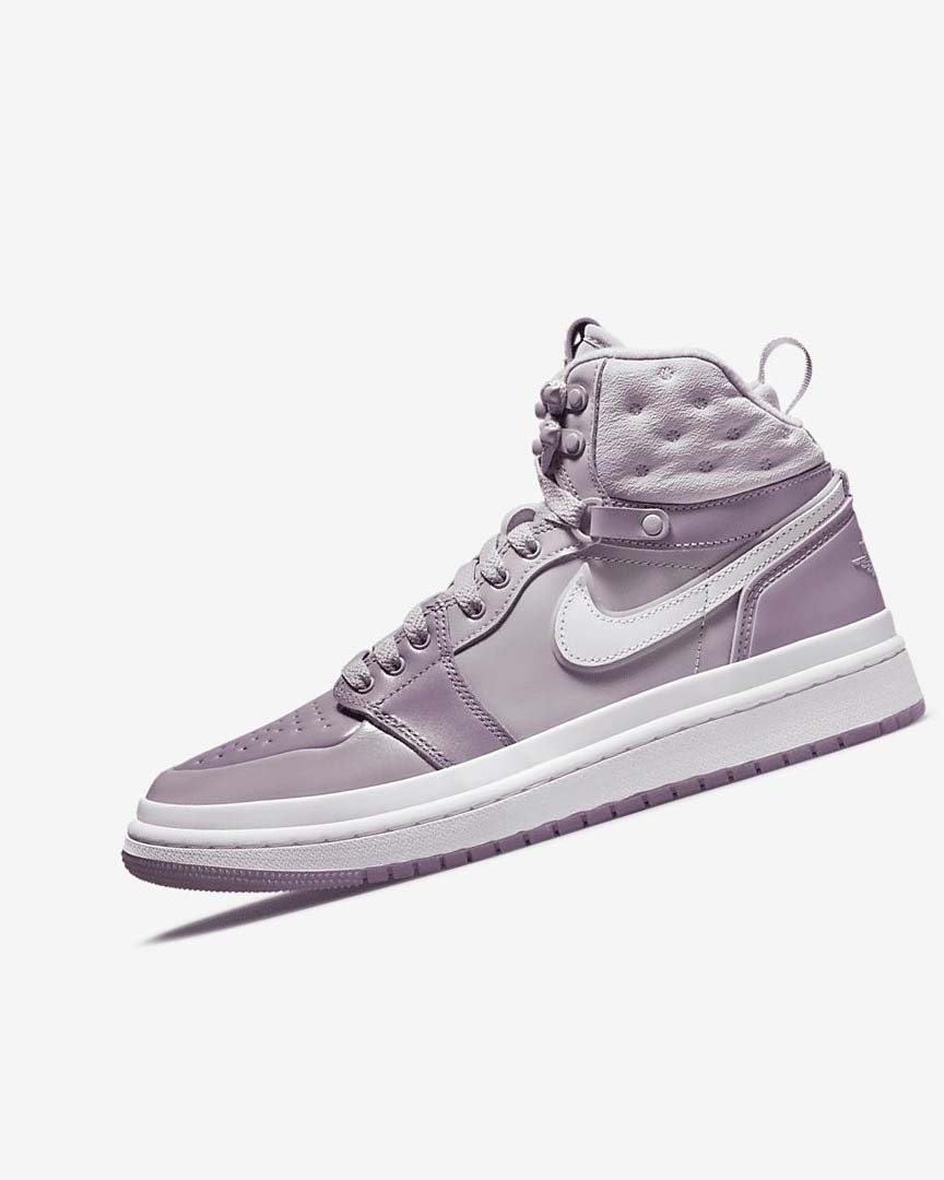 Purple / Grey / White Women\'s Nike Air Jordan 1 Acclimate Sneakers | UK3103