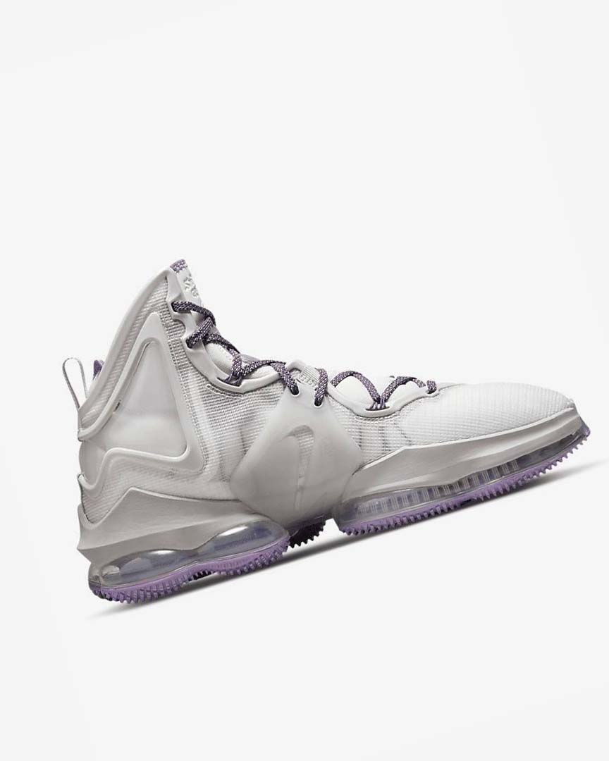 Purple Men's Nike LeBron 19 Basketball Shoes | UK5002