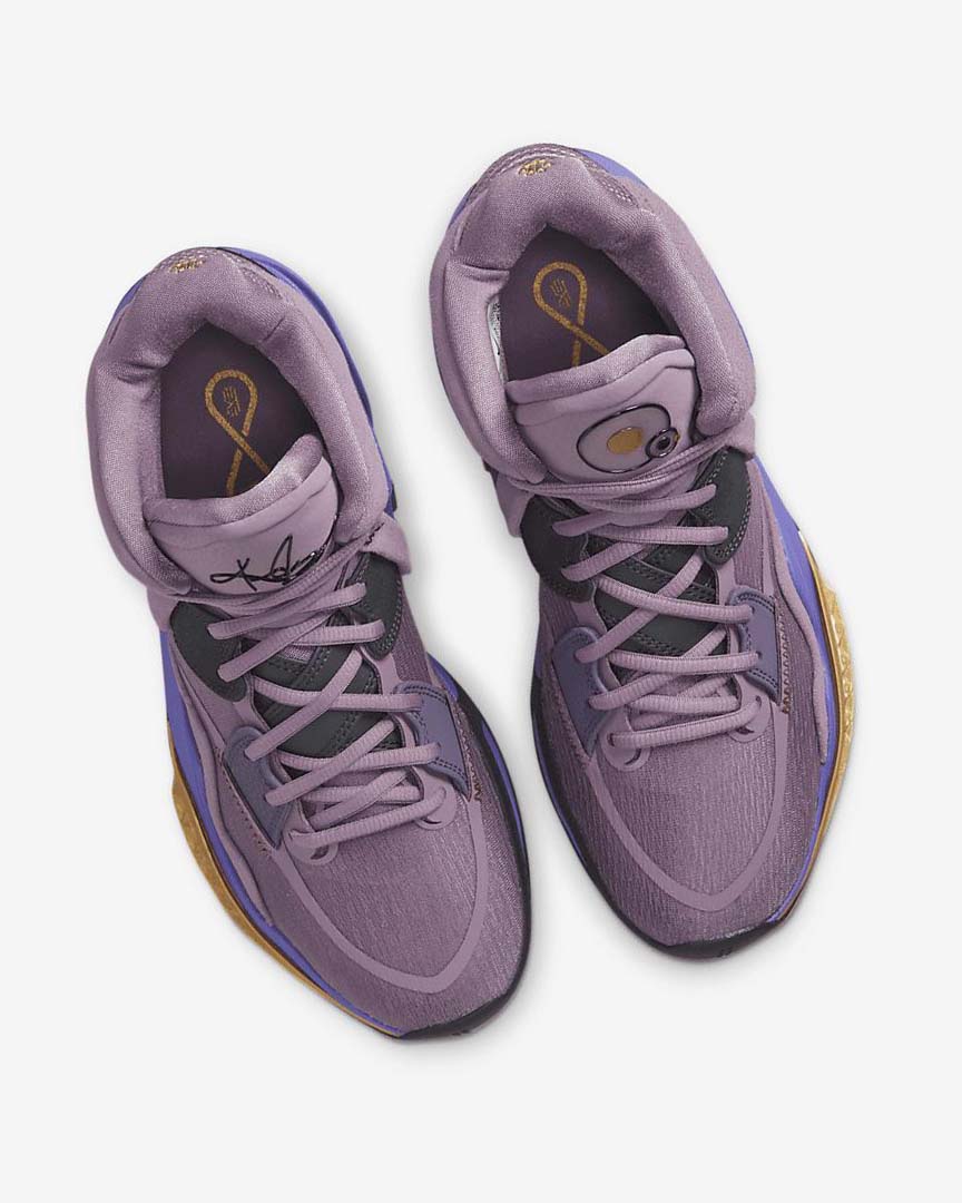 Purple / Metal Gold Women's Nike Kyrie Infinity Basketball Shoes | UK5461