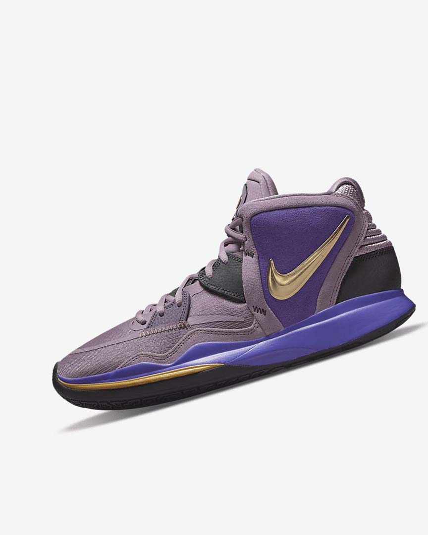 Purple / Metal Gold Women\'s Nike Kyrie Infinity Basketball Shoes | UK5461