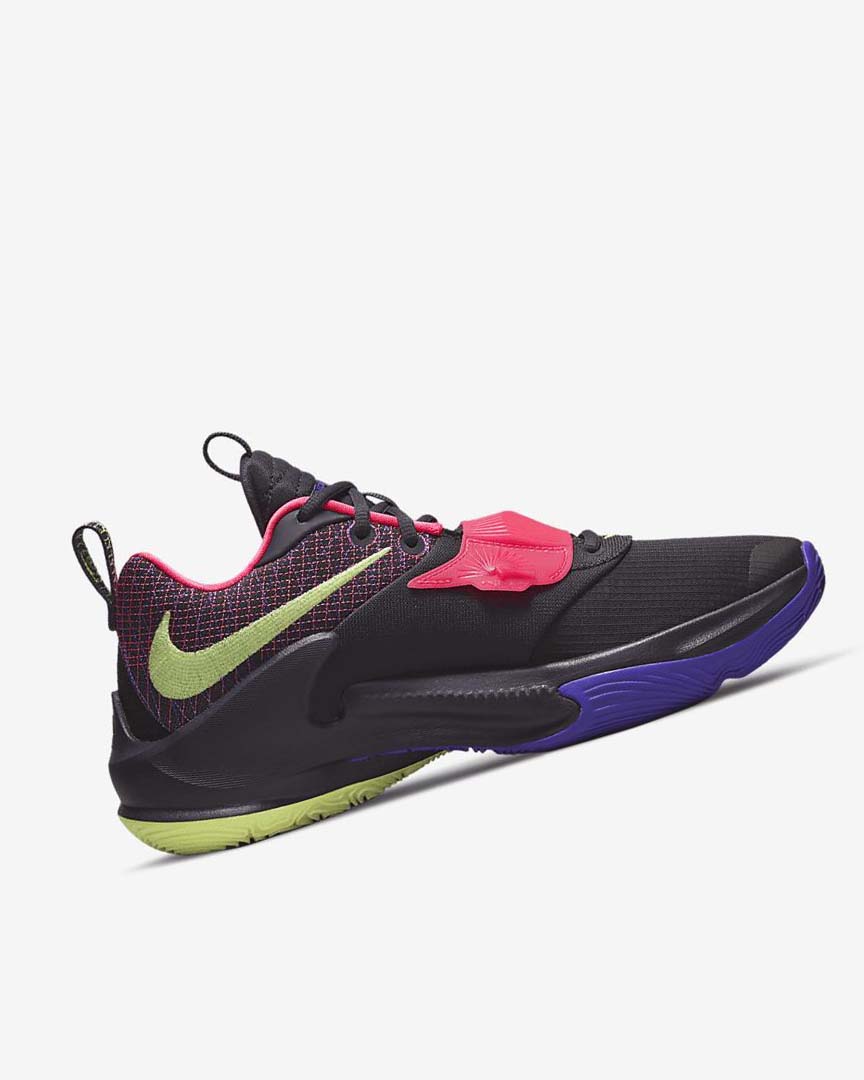 Purple / Pink / Purple / Light Lemon Women's Nike Zoom Freak 3 Basketball Shoes | UK2714