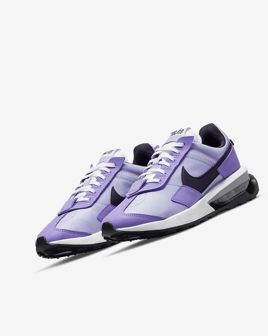 Purple / Purple / Metal Silver / Black Women's Nike Air Max Pre-Day Sneakers | UK2234