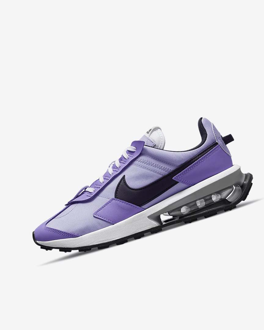 Purple / Purple / Metal Silver / Black Women\'s Nike Air Max Pre-Day Sneakers | UK2234