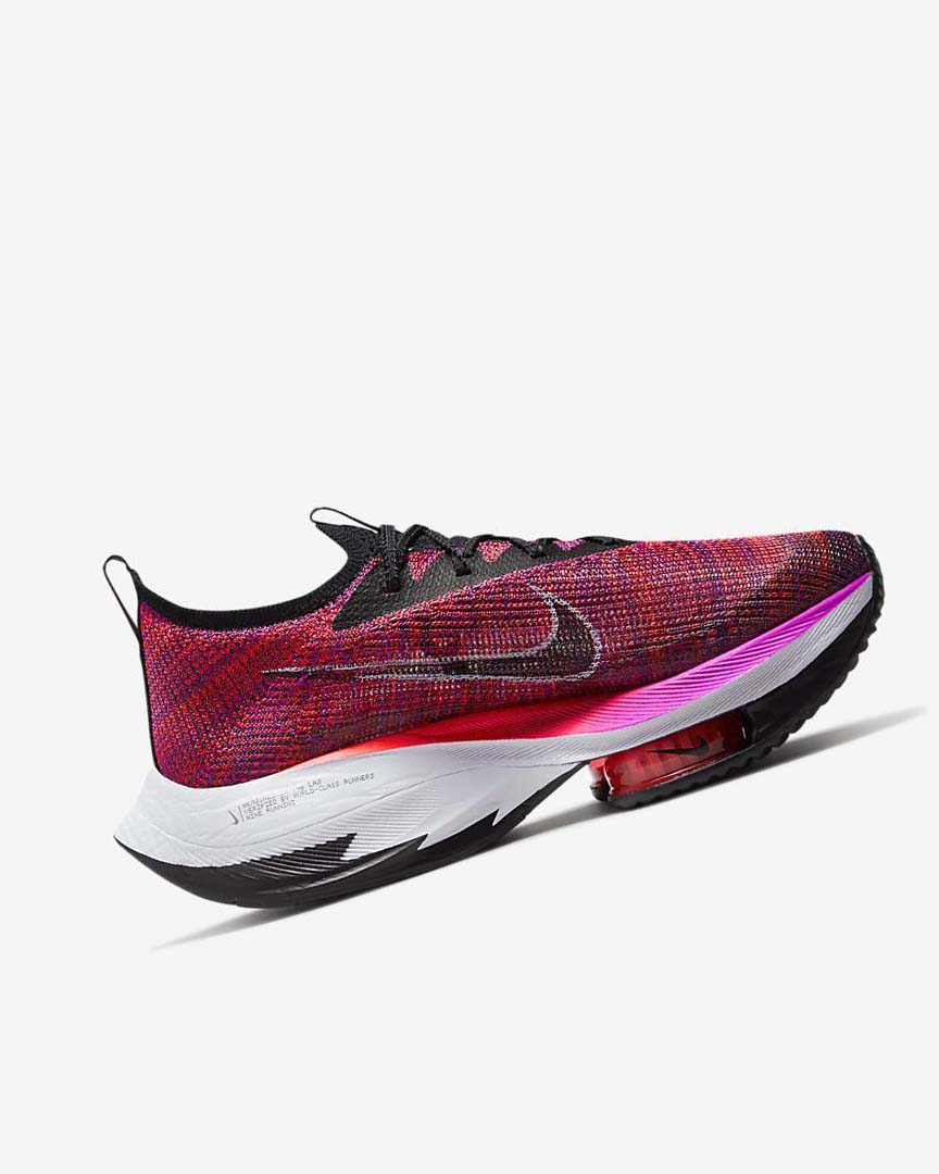 Purple / Red / Black / Black Women's Nike Air Zoom Alphafly NEXT% Flyknit Running Shoes | UK2340