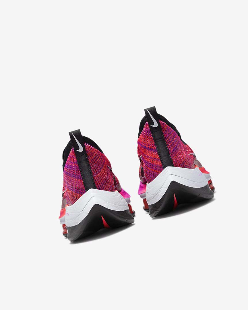 Purple / Red / Black / Black Women's Nike Air Zoom Alphafly NEXT% Flyknit Running Shoes | UK2340