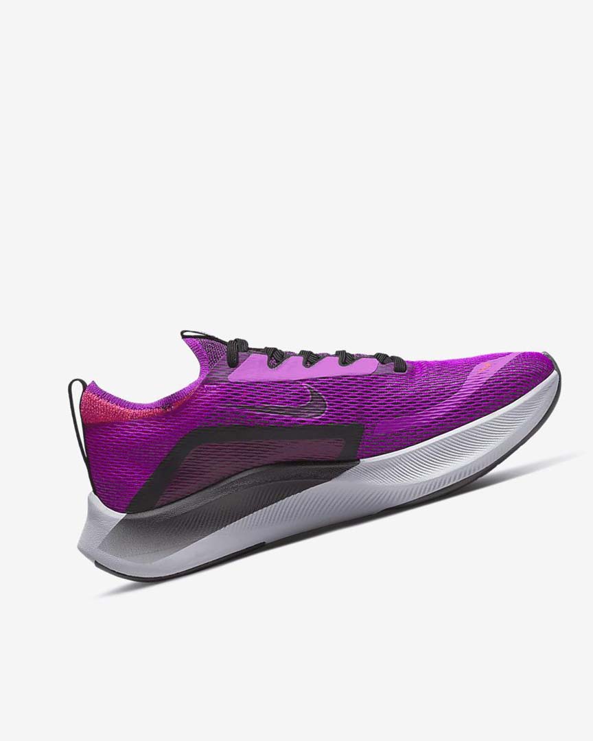 Purple / Red / Grey / Black Women's Nike Zoom Fly 4 Running Shoes | UK3009