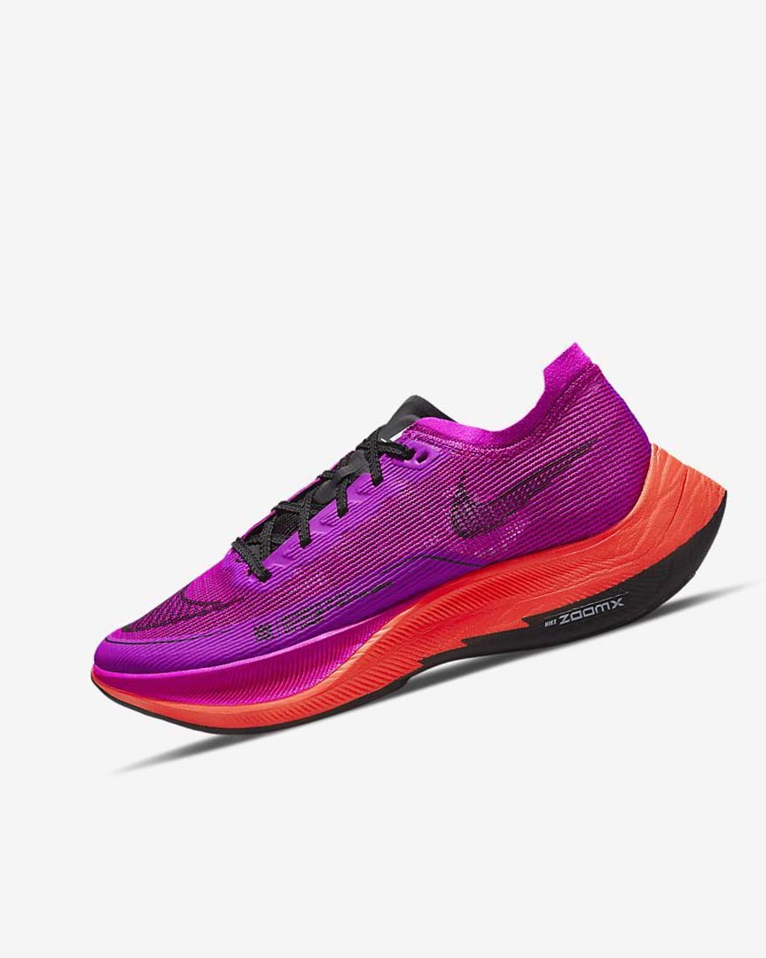 Purple / Red / Grey / Black Women\'s Nike ZoomX Vaporfly Next% 2 Running Shoes | UK4954