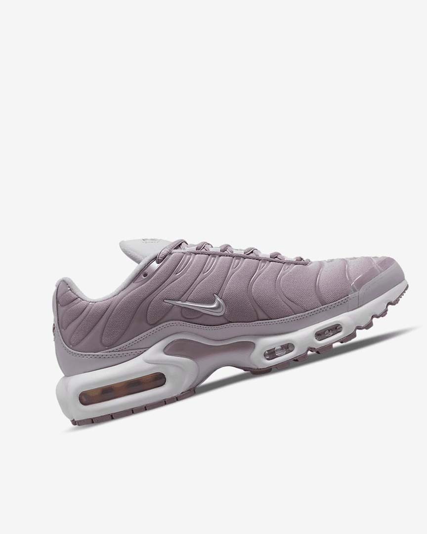 Purple / White / Metal Silver Women's Nike Air Max Plus Sneakers | UK4947