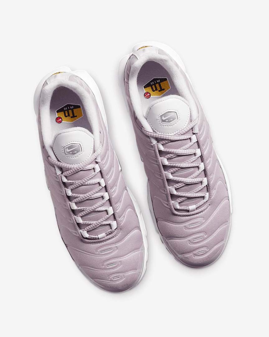 Purple / White / Metal Silver Women's Nike Air Max Plus Sneakers | UK4947