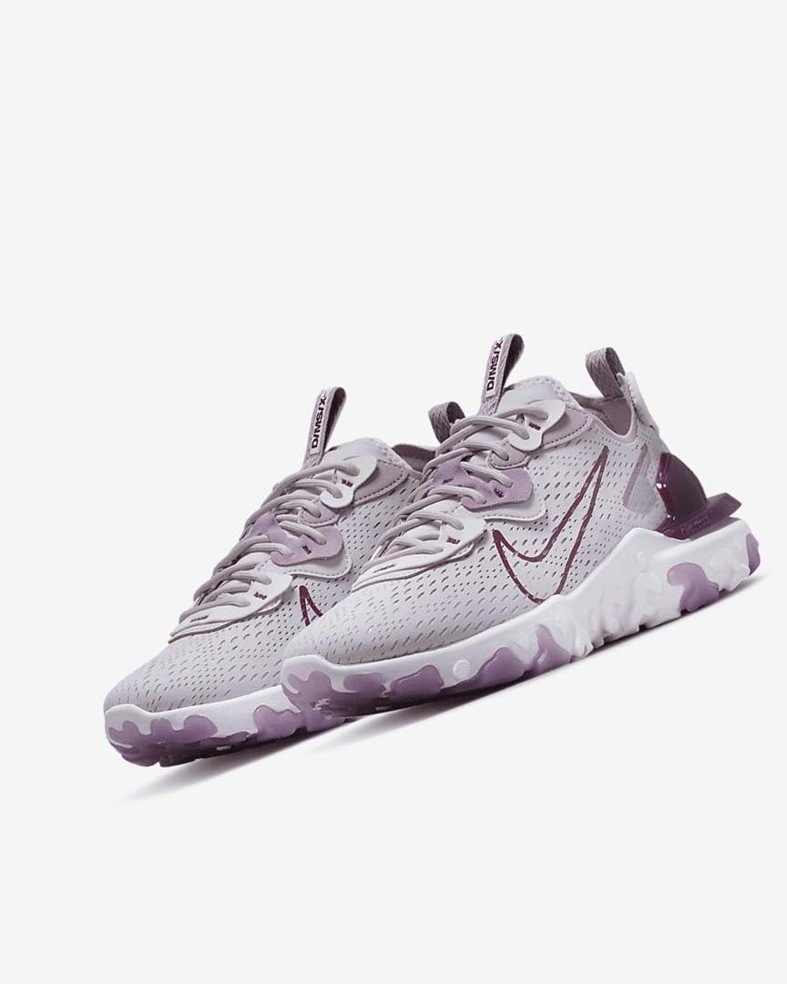 Purple Women's Nike React Vision Running Shoes | UK5455