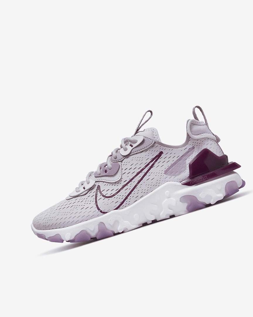 Purple Women\'s Nike React Vision Running Shoes | UK5455