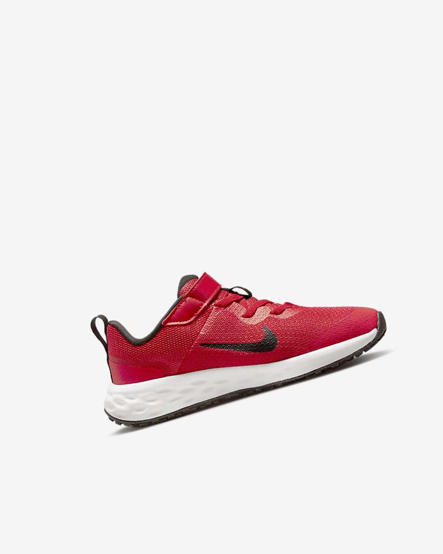 Red / Black Boys' Nike Revolution 6 Running Shoes | UK3264