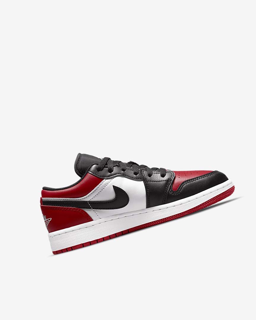 Red / Black / White Boys' Nike Air Jordan 1 Low Sneakers | UK5567