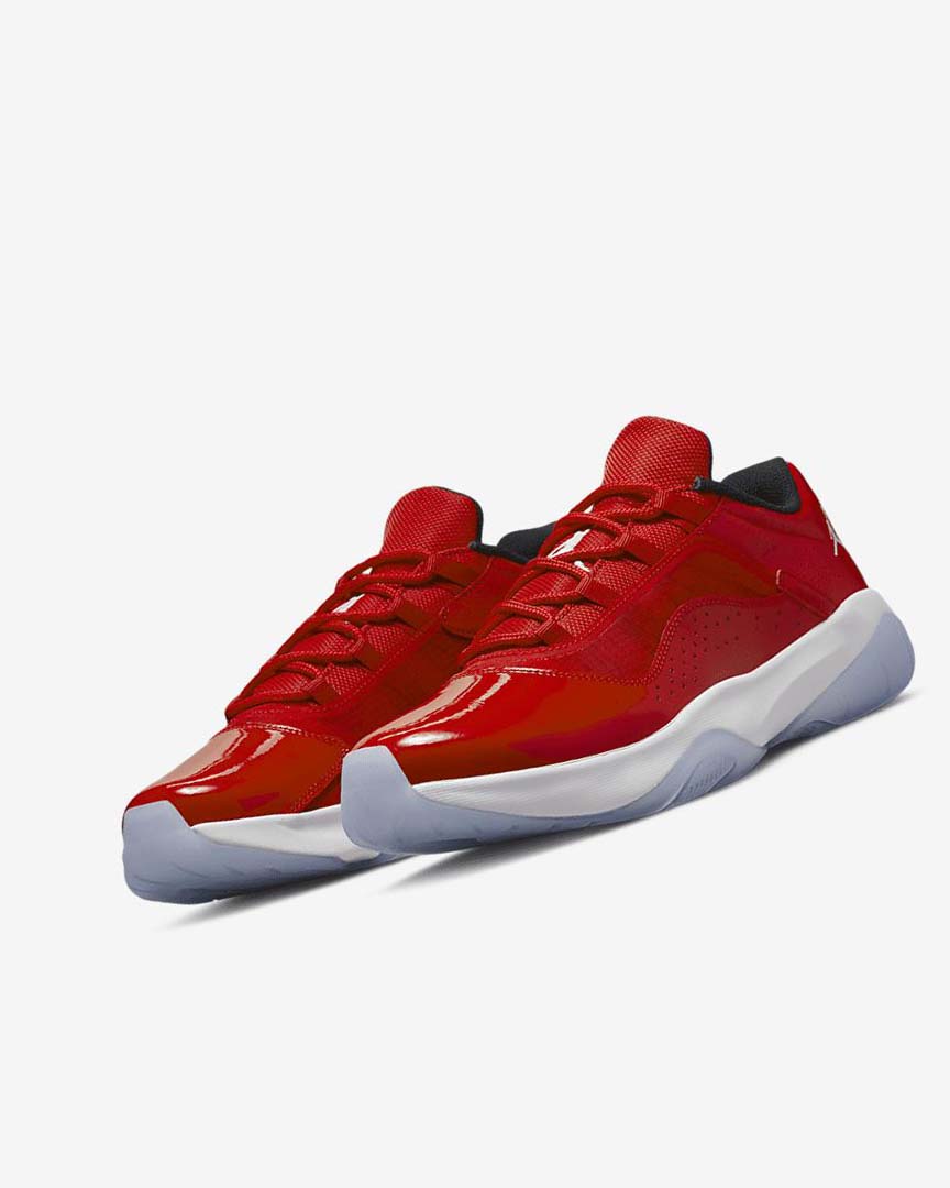 Red / Black / White Men's Nike Air Jordan 11 CMFT Low Basketball Shoes | UK5566