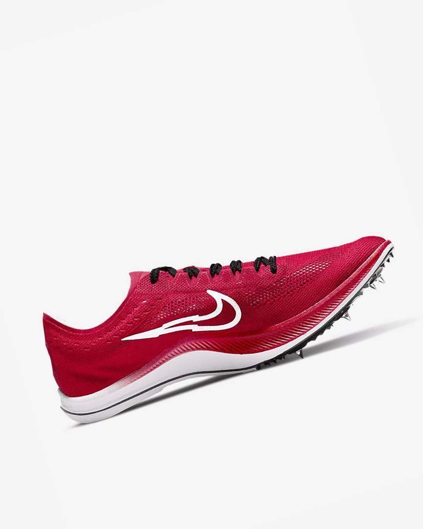 Red / Black / White Men's Nike ZoomX Dragonfly Bowerman Track Club Spikes | UK4814