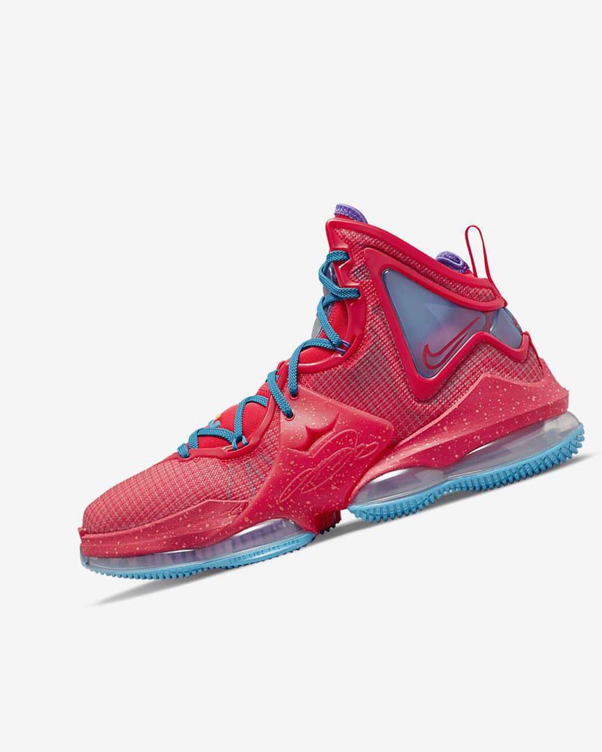 Red / Blue / Purple / Red Women\'s Nike LeBron 19 Basketball Shoes | UK4711