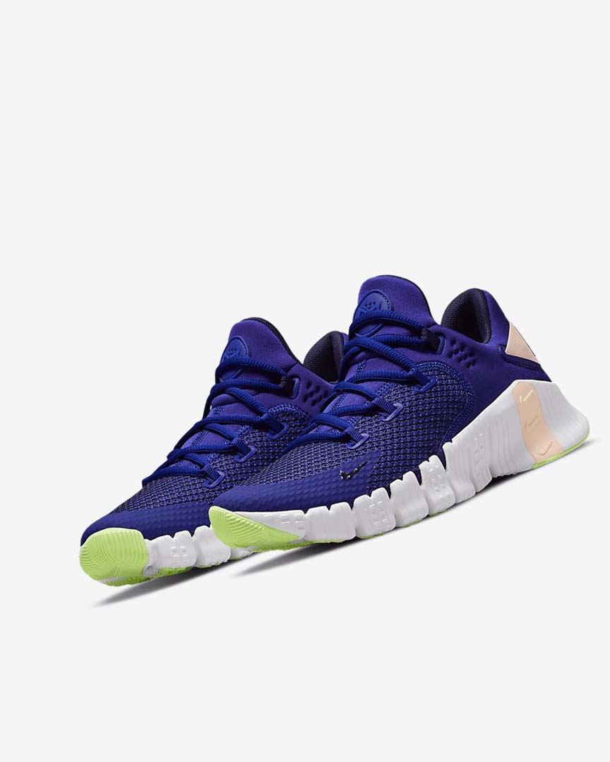 Red / Light Green / Blue Women's Nike Free Metcon 4 Training Shoes | UK5249