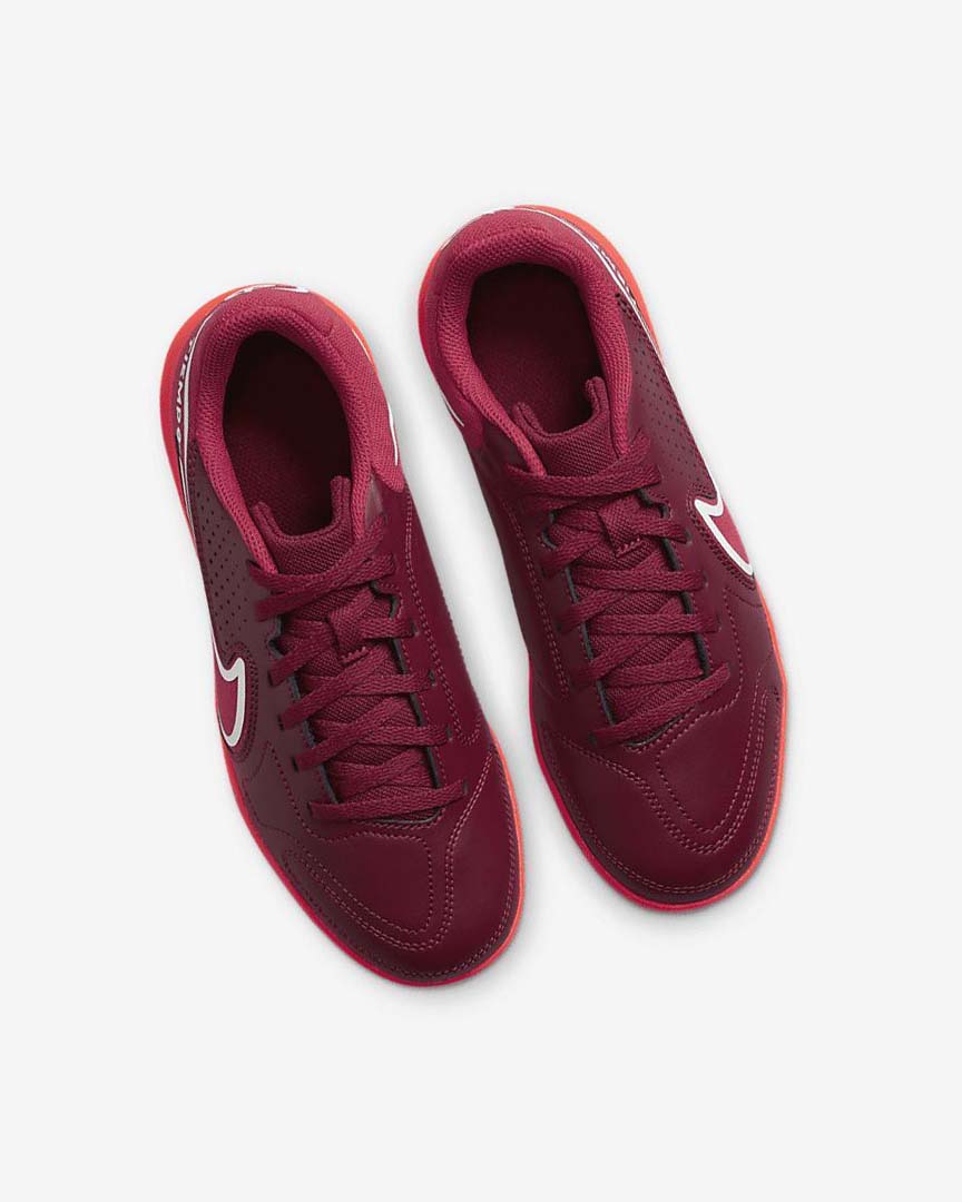 Red / Light Red Boys' Nike Jr. Tiempo Legend 9 Club IC Football Shoes | UK3257