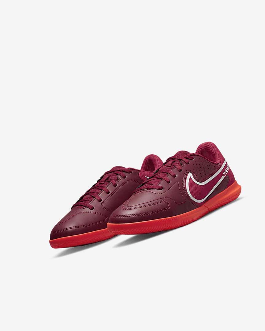 Red / Light Red Boys' Nike Jr. Tiempo Legend 9 Club IC Football Shoes | UK3257