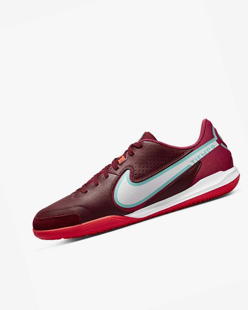 Red / Light Red / White Men\'s Nike Tiempo Legend 9 Academy IC Football Shoes | UK2426