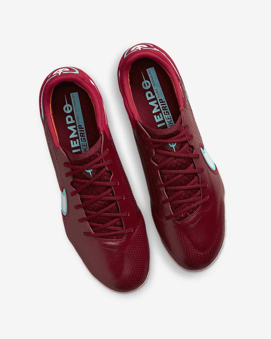 Red / Light Red / White Women's Nike Tiempo Legend 9 Elite AG-Pro Football Boots | UK2221