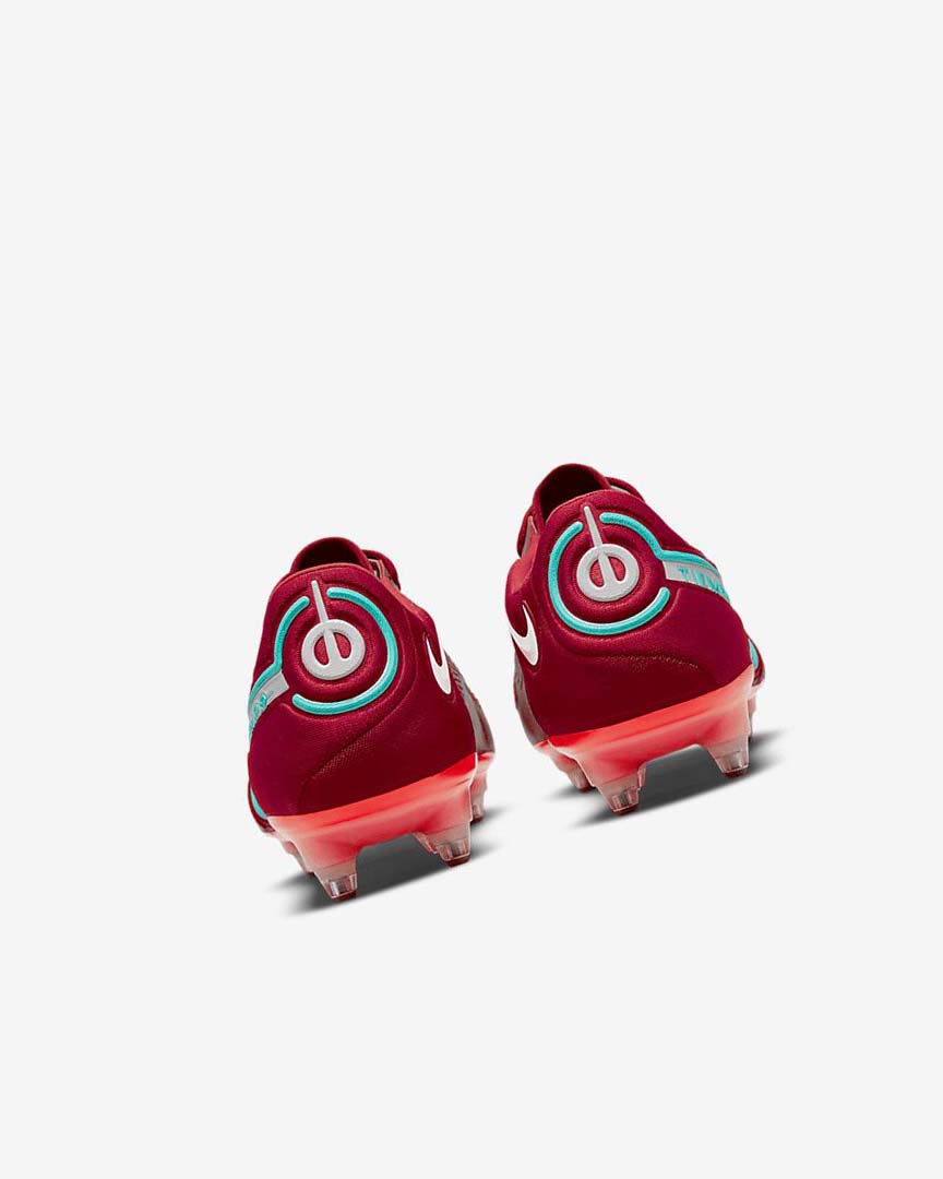 Red / Light Red / White Women's Nike Tiempo Legend 9 Elite SG-Pro AC Football Boots | UK2882