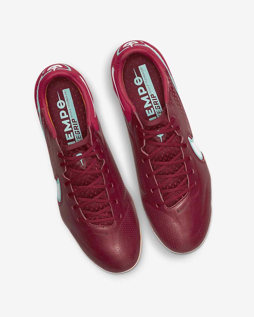 Red / Light Red / White Women's Nike Tiempo Legend 9 Elite FG Football Boots | UK5514