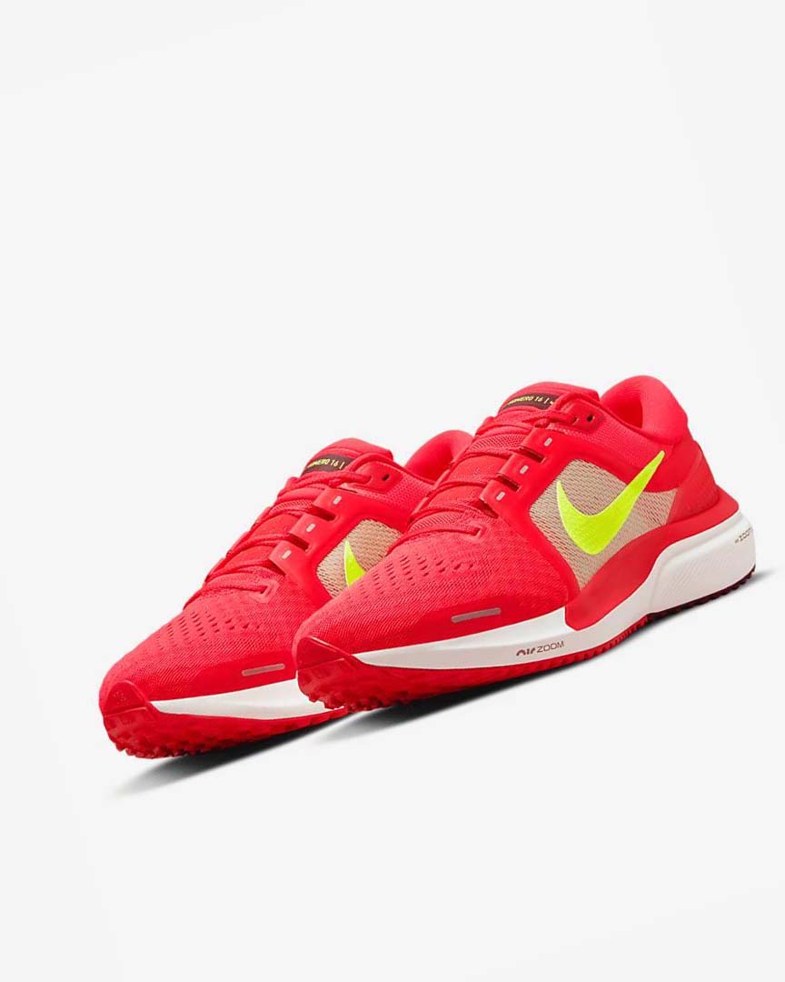 Red / Red / White Men's Nike Air Zoom Vomero 16 Running Shoes | UK2639