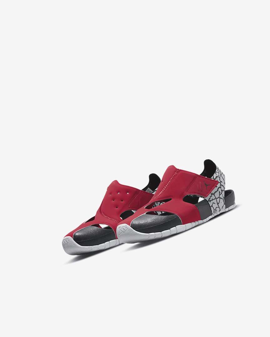 Red / White / Black Boys' Nike Jordan Flare Shoes | UK4772