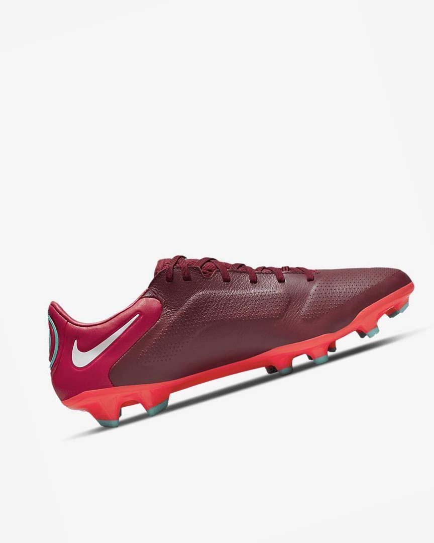 Red / White Men's Nike Tiempo Legend 9 Pro FG Football Boots | UK4926