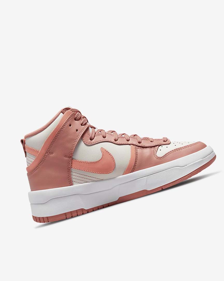 Red Women's Nike Dunk High Up Sneakers | UK3033