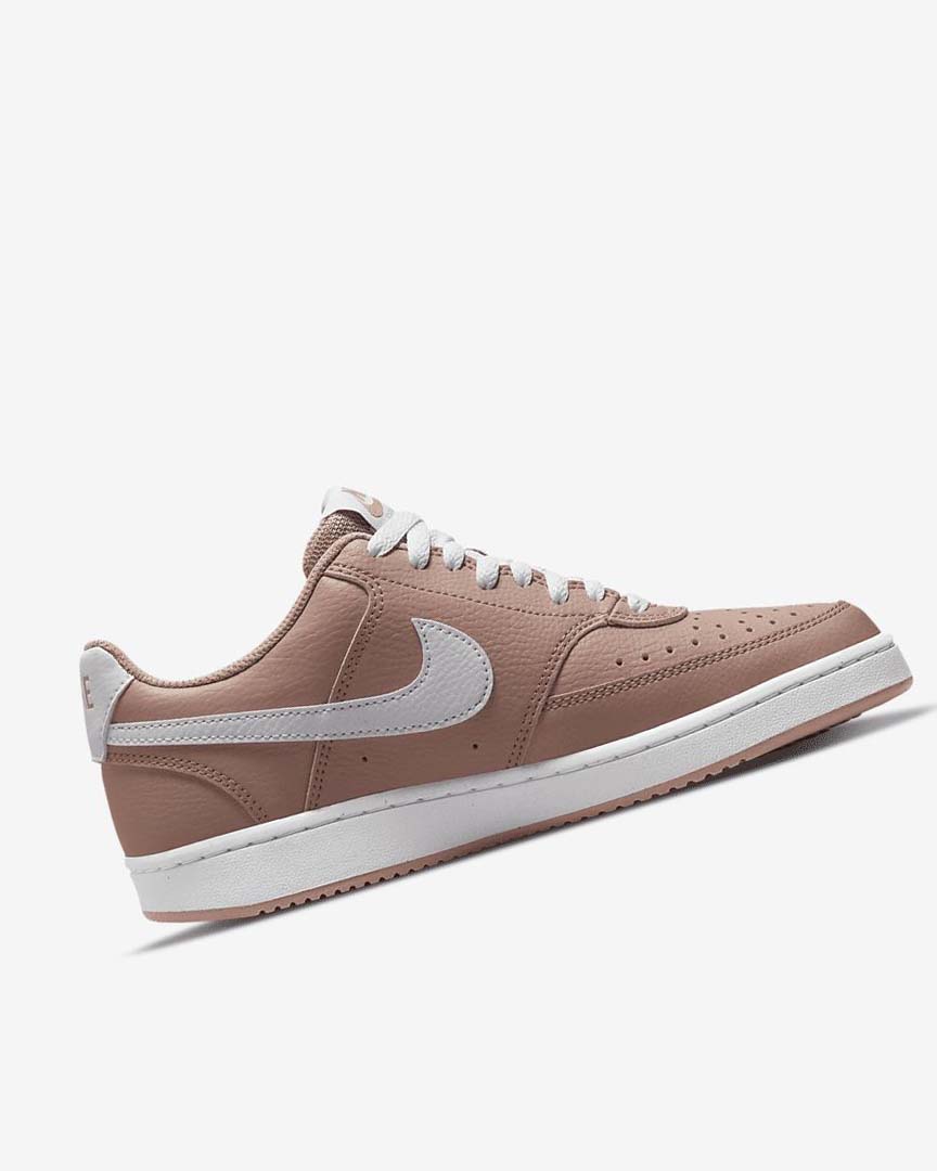 Rose / Black / White Women's Nike Court Vision Low Next Nature Sneakers | UK4708