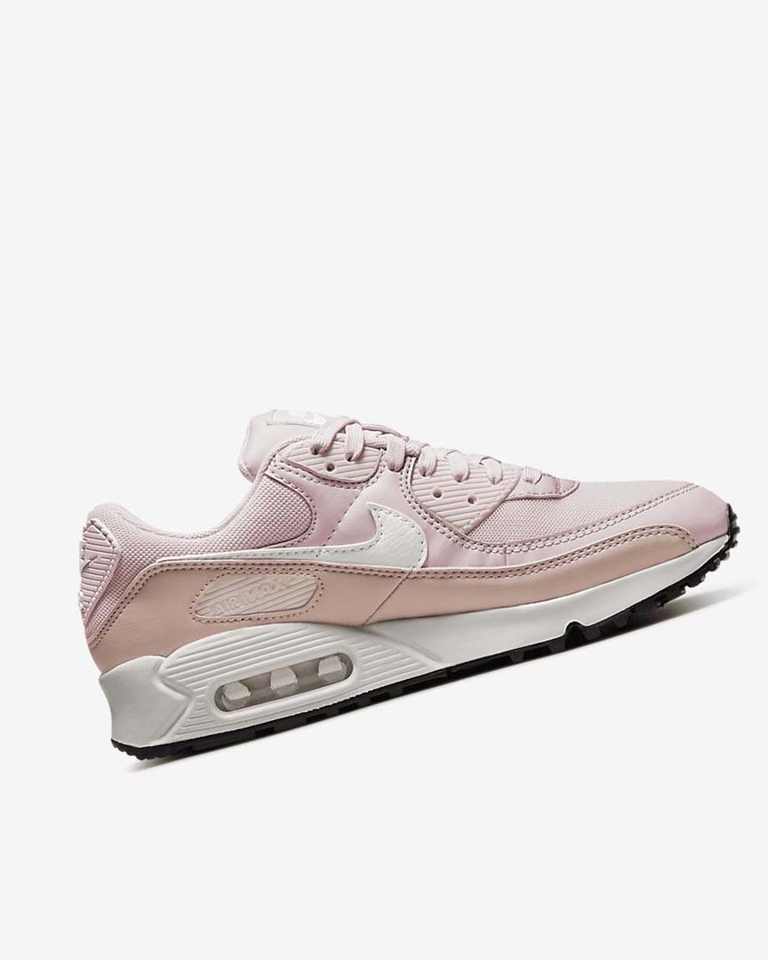 Rose / Pink / Black / White Women's Nike Air Max 90 Casual Shoes | UK2849