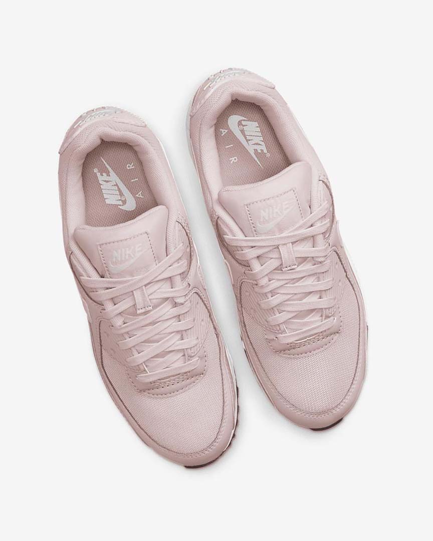 Rose / Pink / Black / White Women's Nike Air Max 90 Casual Shoes | UK2849